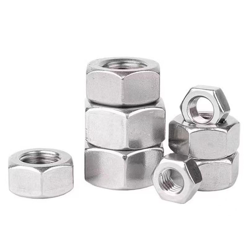 QBJFY M4-0.7mm Hex Nuts, 200Pcs M4 Hardware Nuts 304 Stainless Steel 18-8, Metric Coarse Thread Nuts,Bright Finish, Full Thread - Image 3